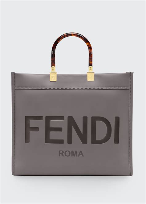 fendi medium shopper tote|fendi shopping tote.